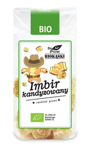 Imbir kandyzowany BIO, Bio Planet 100g