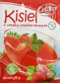 Bezglutenowy kisiel truskawkowy Celiko, przód opakowania