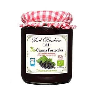 Dżem z czarnego bzu bez cukru BIO, Sad Danków 260g