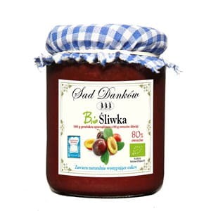 Dżem ze śliwek bez cukru BIO, 260g