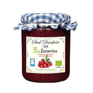 Żurawina z cukrem trzcinowym BIO, Sad Danków 260g