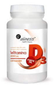 Witamina D3 forte 4000 j.m., 120 kapsułek