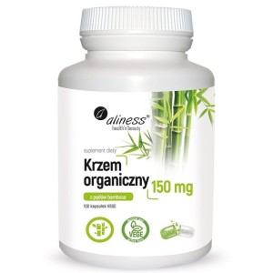 Krzem organiczny z pędów bambusa, 100 kapsułek