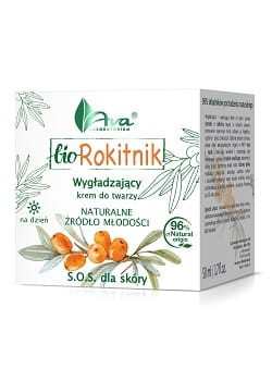 Bio Rokitnik wygładzający krem do twarzy na dzień, Ava 50ml