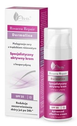 Aktywny krem z hesperydyną na dzień Rosacea Repair, Ava 50ml