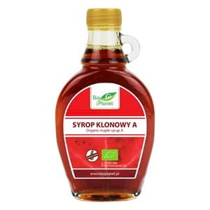 Bezglutenowy syrop klonowy A, Bio Planet 250ml