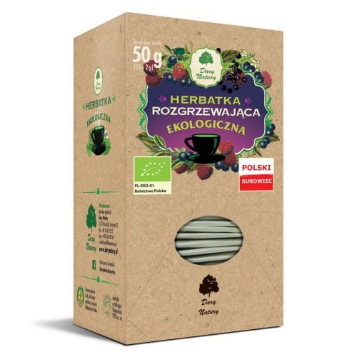 Herbatka rozgrzewająca z maliną EKO fix 25x2g