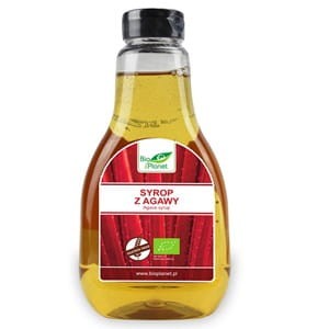 Bezglutenowy syrop z agawy BIO, Bio Planet 478ml (660g)