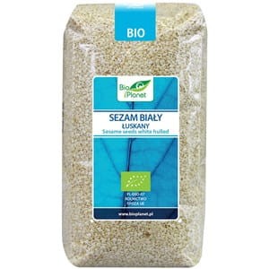 Sezam biały łuskany BIO, 400g