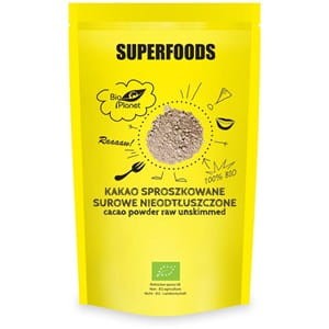 Kakao sproszkowane surowe nieodtłuszczone BIO, Bio Planet 150g
