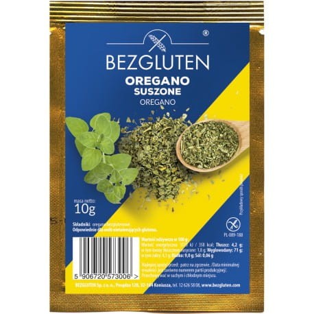 Oregano Bezglutenowe 10g