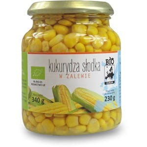 Kukurydza słodka w zalewie BIO 340 g (230 g) (SŁOIK)