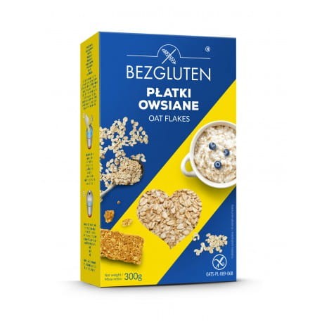 Płatki owsiane bezglutenowe 300g