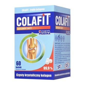 Colafit - źródło kolagenu 60 kostek