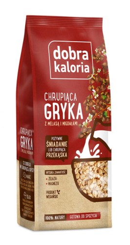 Chrupiąca gryka z melasą i migdałami 100g