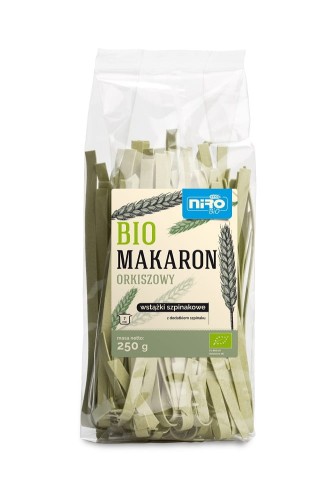 Makaron Orkiszowy ze Szpinakiem Wstążki BIO 250g