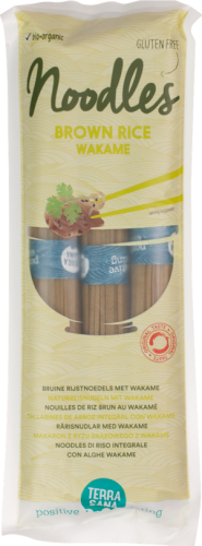 Makaron Ryżowy z Ryżu Brązowego i Wakame BIO 250g