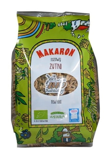 Makaron Żytni Razowy Świderki BIO 400g