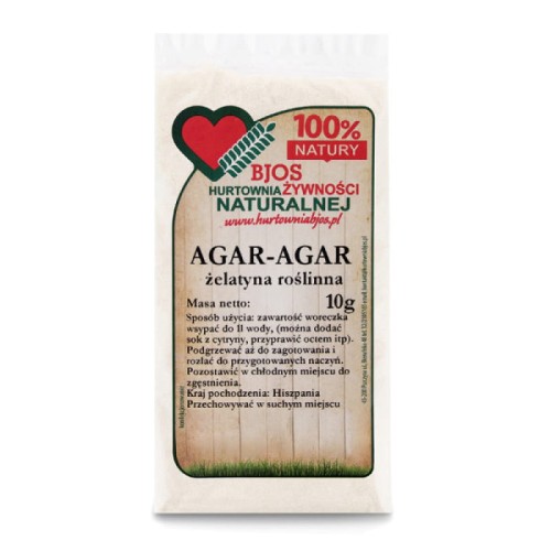 Żelatyna roślinna wegetariańska Agar-agar 10g