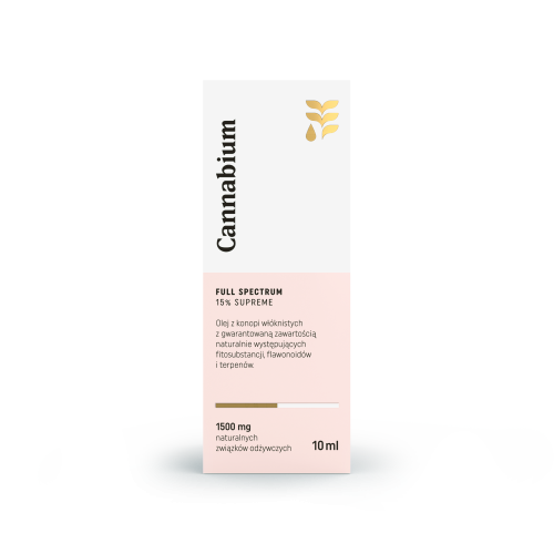 Olej z konopi włóknistych 15% Cannabium Full Spectrum 10ml