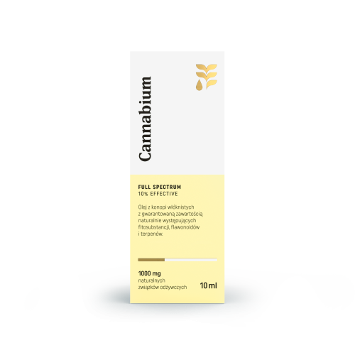 Olej z konopi włóknistych 10% Cannabium Full Spectrum 10ml