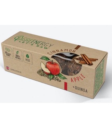 Kulki Greenergy jabłko i cynamon bez cukru 48g