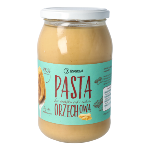 Naturalna pasta orzechowa 100%, 900g