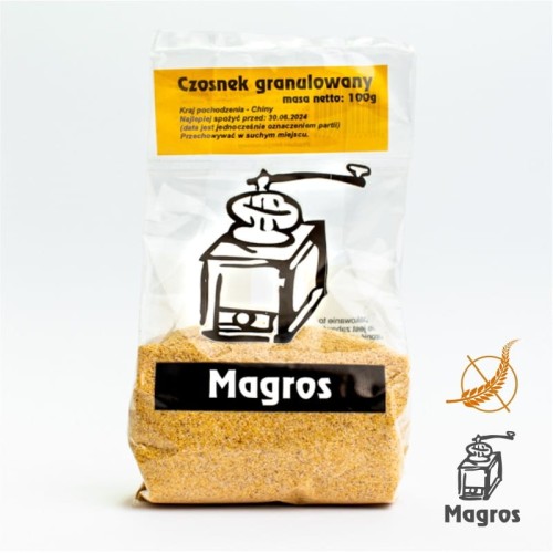 Bezglutenowy czosnek granulowany 100g