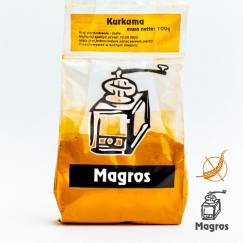 Bezglutenowa kurkuma 100g