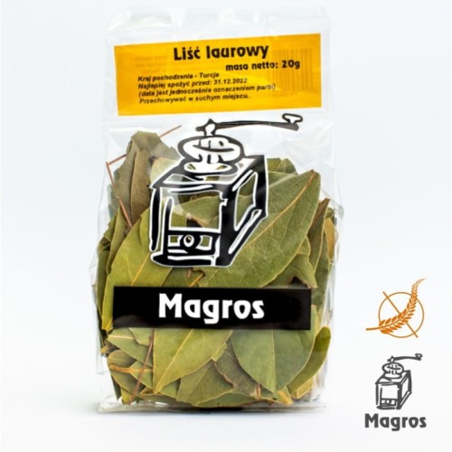 Bezglutenowy liść laurowy 20g