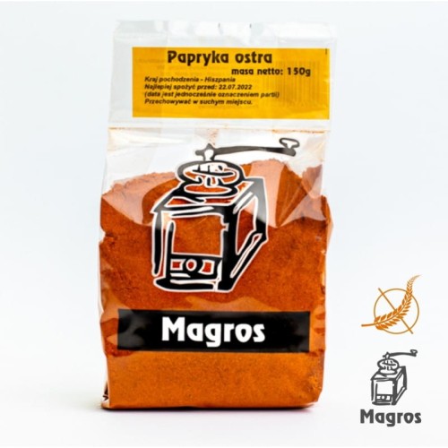 Bezglutenowa papryka ostra 150g