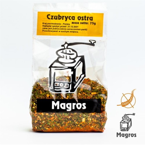 Bezglutenowa czubryca ostra 75g