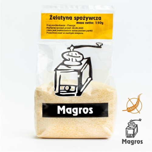 Bezglutenowa żelatyna spożywcza 150g