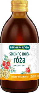 Sok z owoców dzikiej róży 100% bez cukru 250ml