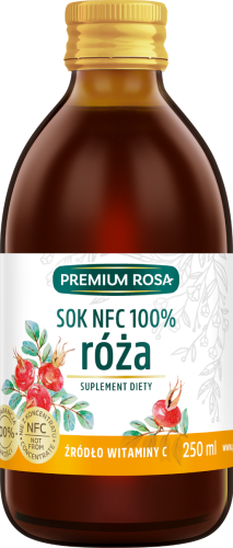 Sok z owoców dzikiej róży 100% bez cukru 250ml