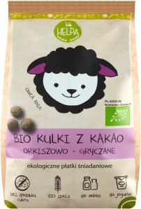 Kulki orkiszowo- gryczane z kakao Bio 160g Helpa