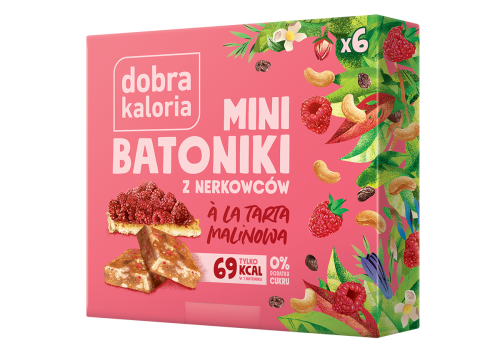 Mini batoniki a' la tarta malinowa 6szt.