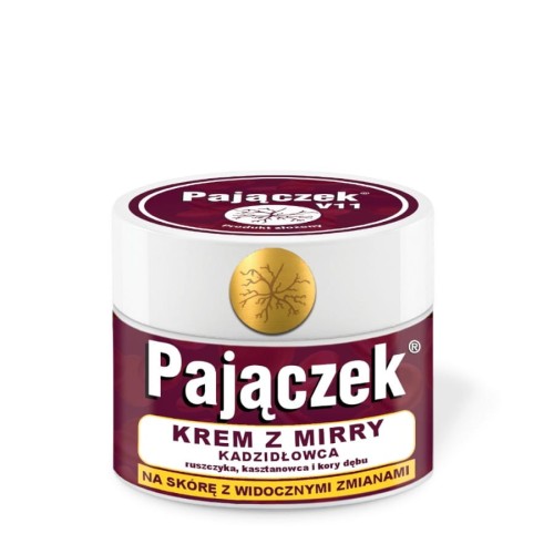 Pajączek V11 krem z mirry, kadzidłowca, ruszczyka, kasztanowca i kory dębu 50ml
