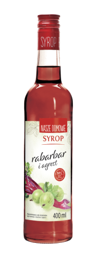 Syrop rabarbar i agrest 400ml