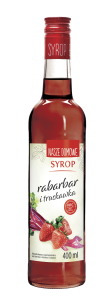 Syrop rabarbar i truskawka 400ml