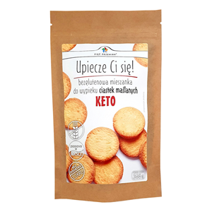 Mieszanka do wypieku ciastek maślanych bezglutenowa Keto 365g