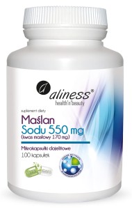 Maślan sodu 720mg (kwas masłowy) 100 kapsułek