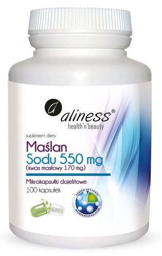 Maślan sodu 720mg (kwas masłowy) 100 kapsułek
