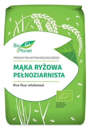 Mąka ryżowa pełnoziarnista bio 1kg
