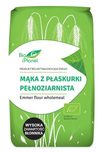 Mąka z płaskurki pełnoziarnista bio 500g
