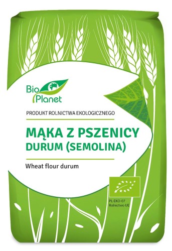 Mąka z pszenicy durum semolina bio 1kg