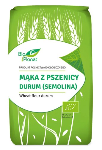 Mąka z pszenicy durum semolina bio 500g