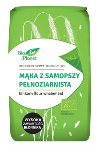 Mąka z samopszy pełnoziarnista bio 500g