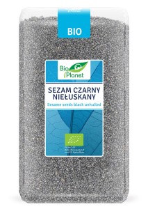 Sezam czarny niełuskany bio 1kg