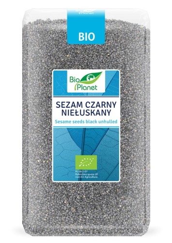 Sezam czarny niełuskany bio 1kg